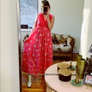 Handmade Vintage Wide Leg Paisley Jumpsuit